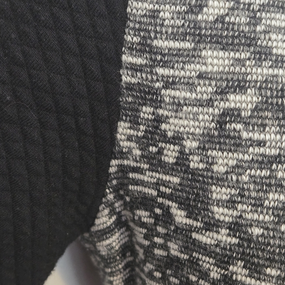 Club Monoco Women Gray Black Short Sleeve Round Neck Mini Dress Size 6 - Picture 3 of 6